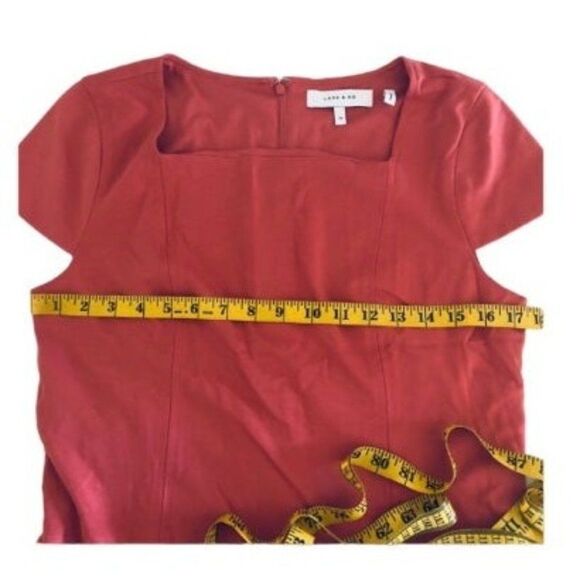 Lark & Ro Women’s Size 14 Cap Sleeve Fit And Flare A Line Shift Dress Classic - Picture 5 of 6